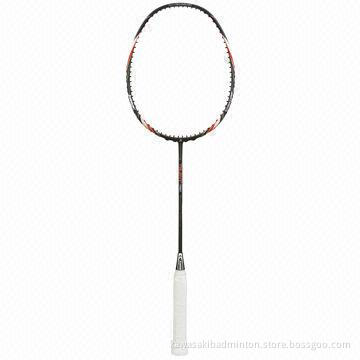 Kawasaki professional badminton racket with high rigid carbon fiber